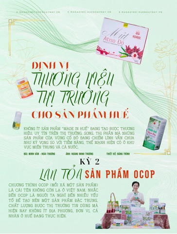 (75)- 
Định vị thương hiệu, thị trường cho sản phẩm Huế - Kỳ 2: Lan tỏa sản phẩm OCOP
