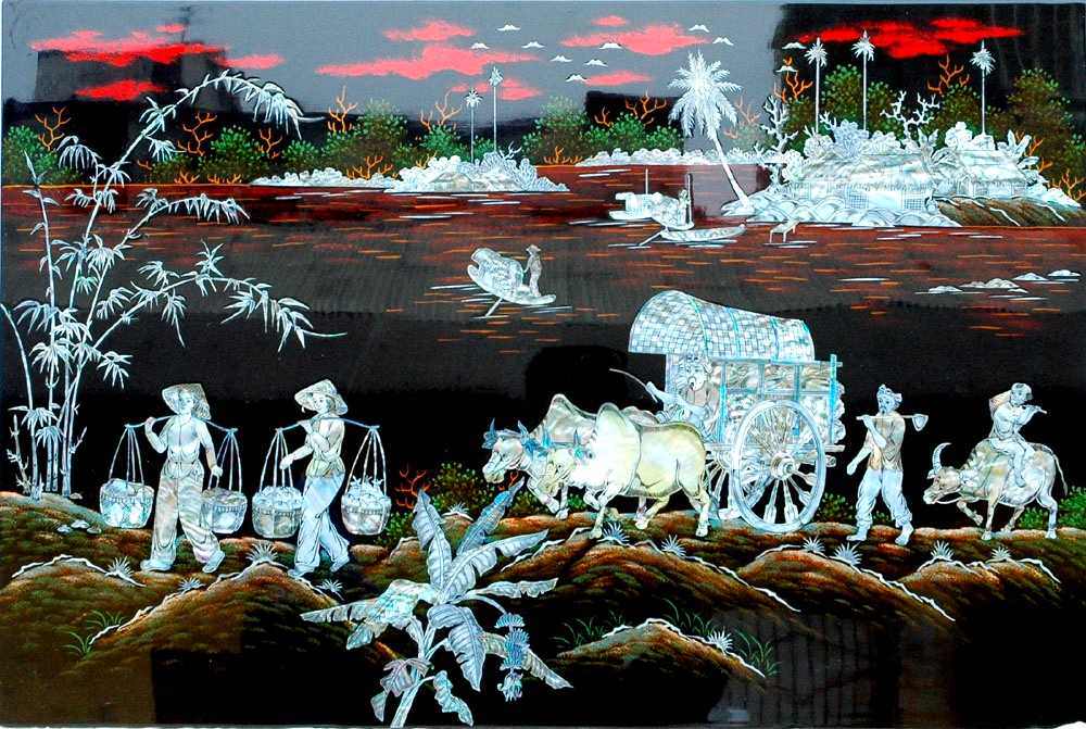 langnghevietnam.vn Tranh Son mai dong que_3.jpg